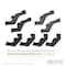 Westin Automotive 19-C RANGER SUPERCREW TEXTURED BLACK HDX DROP NERF STEP BARS 56-14155 - alternate 6